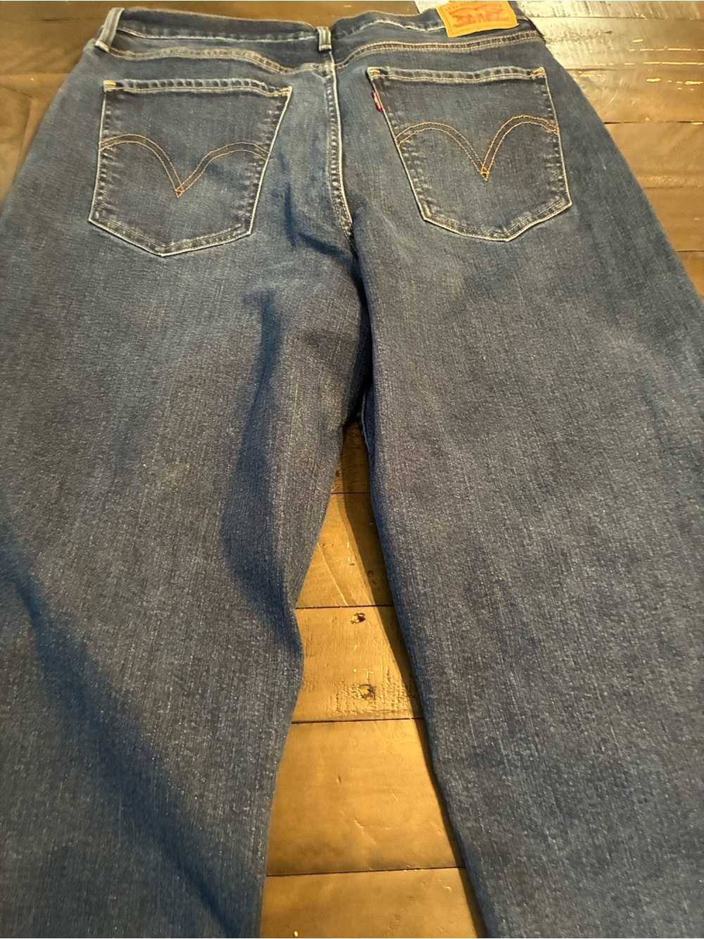 Levi's Women's Blue Straight-Leg Jeans